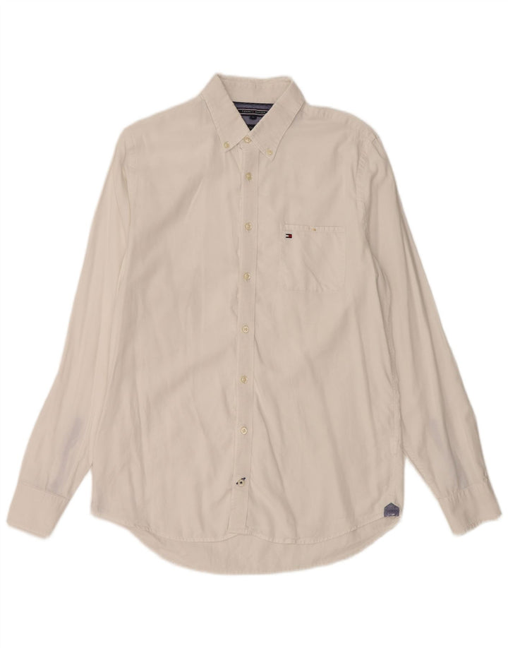 Tommy Hilfiger Mens Slim Fit Shirt Medium White