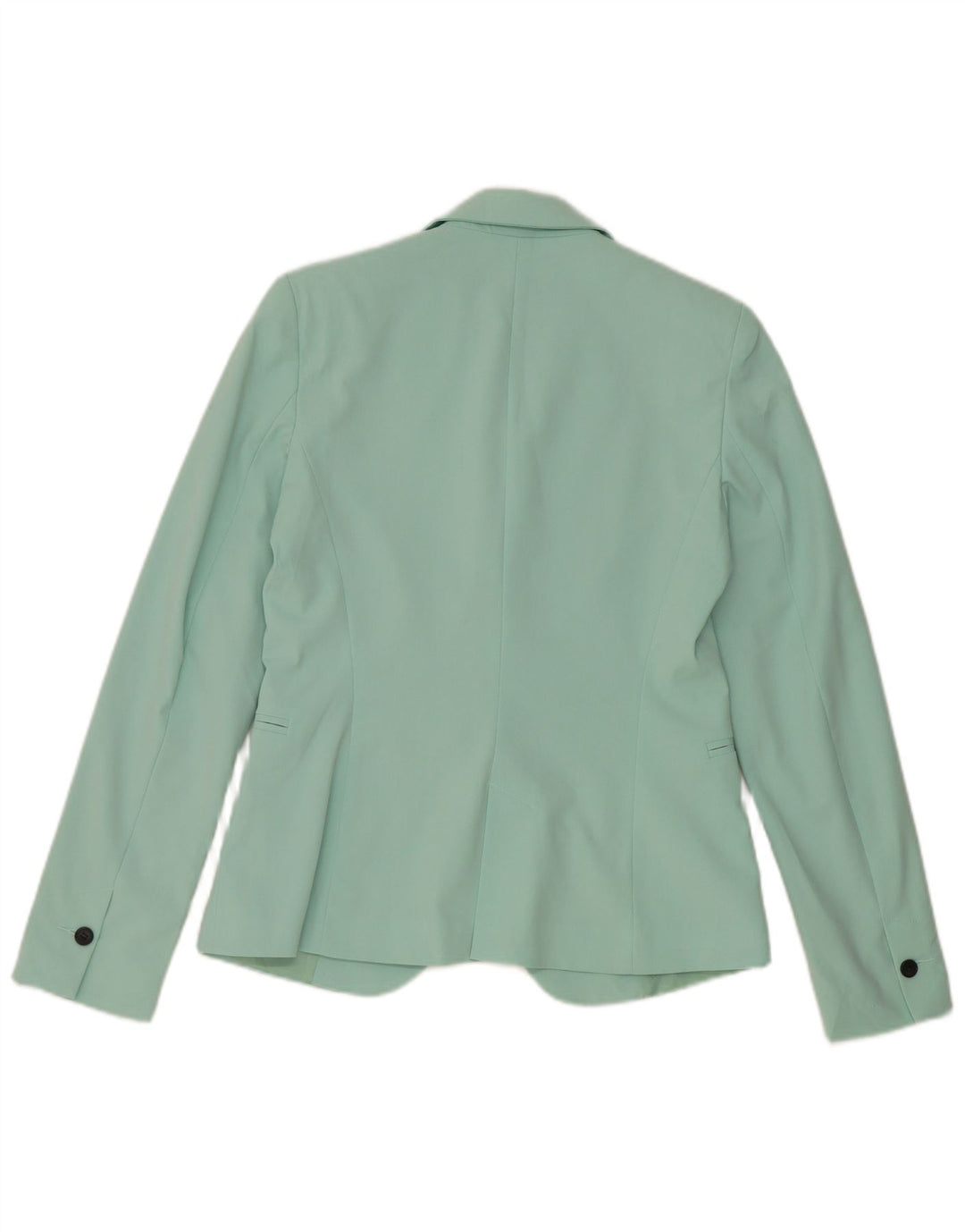 Zara Womens 1 Button Blazer Jacket EU 34 2XS Turquoise Polyester