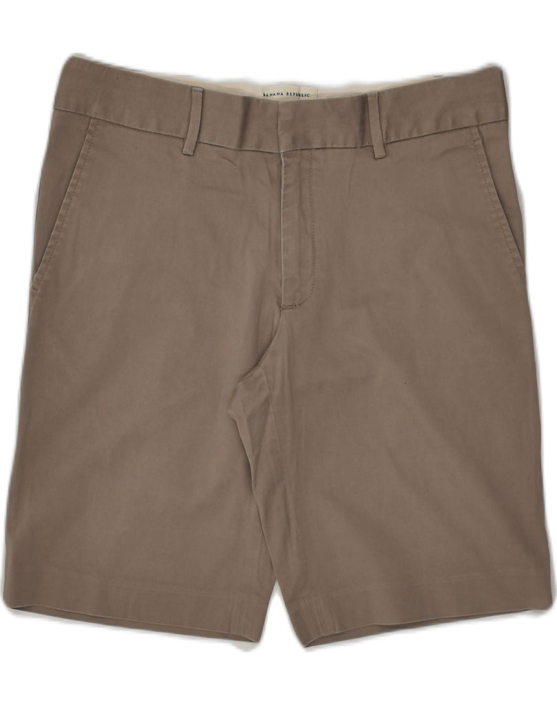 BANANA REPUBLIC Womens Petite Chino Shorts US 8 Medium W32 Brown Cotton | Vintage Banana Republic | Thrift | Second-Hand Banana Republic | Used Clothing | Messina Hembry 