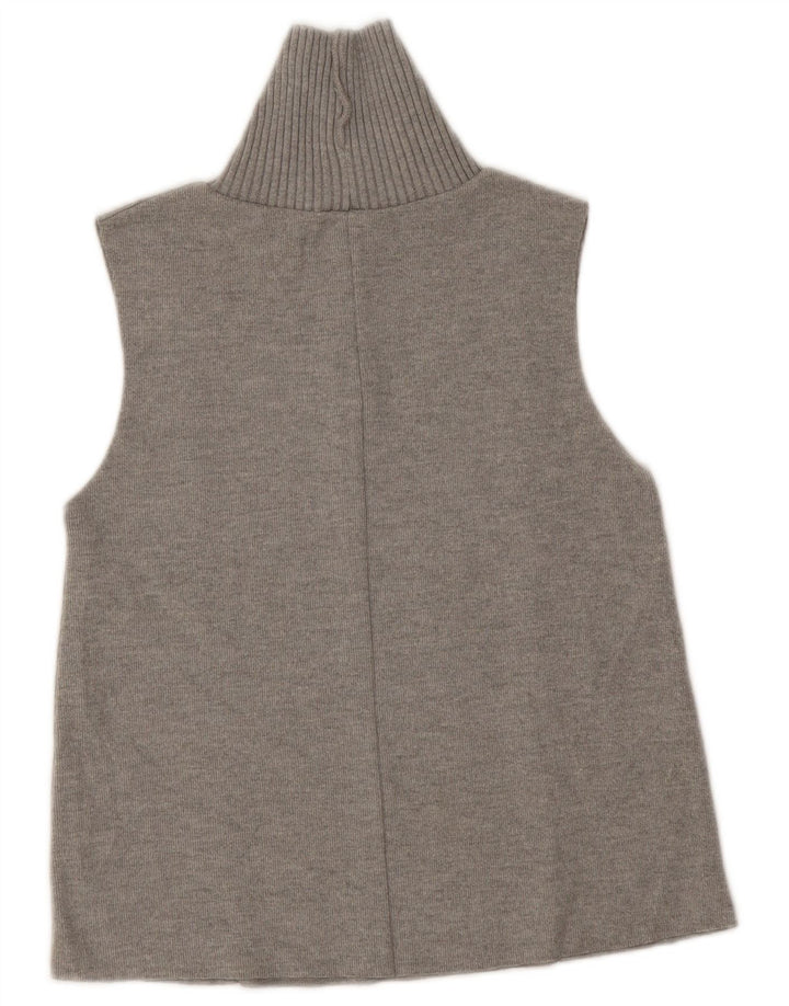 Zara Womens Vest Tank Top UK 10 Small Grey