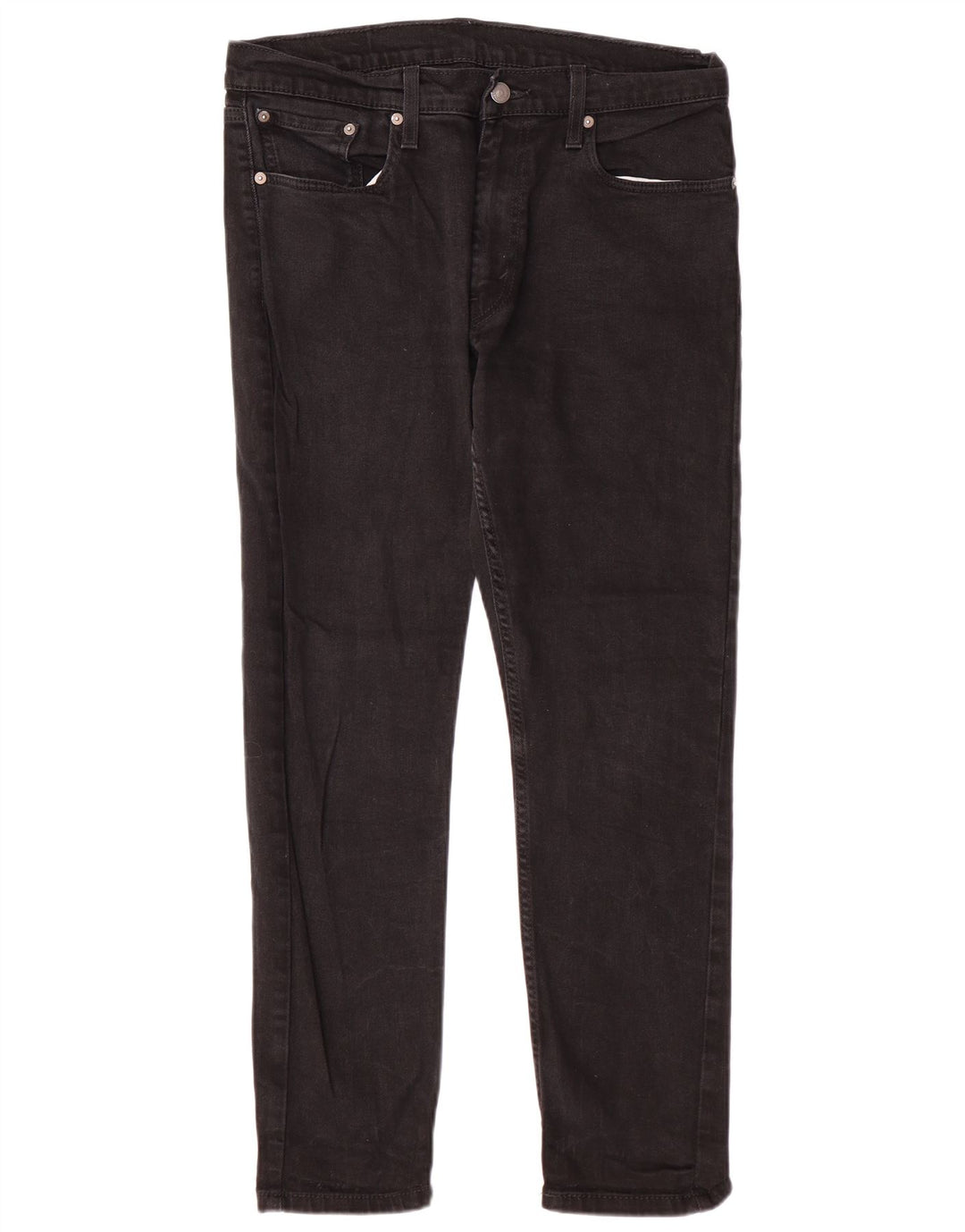 LEVI'S Mens 512 Slim Tapered Jeans W33 L27 Black Cotton