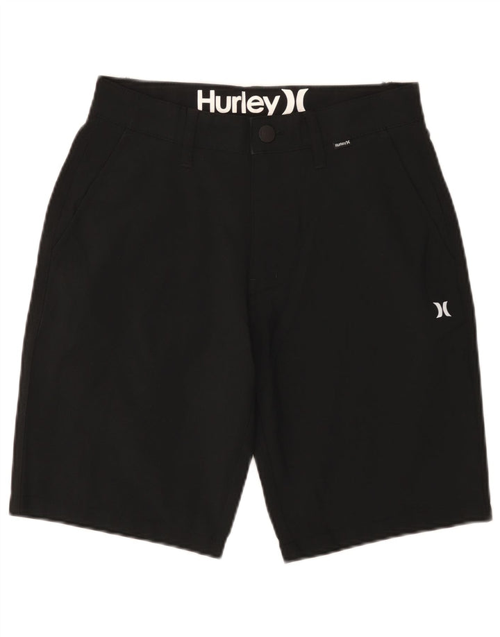 Hurley Mens Chino Shorts W28 Small Black Polyester