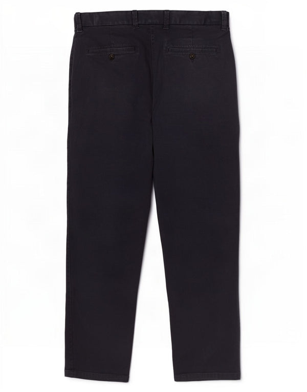 Marks & Spencer Mens Blue Harbour Straight Chino Trousers W34 L29 Navy