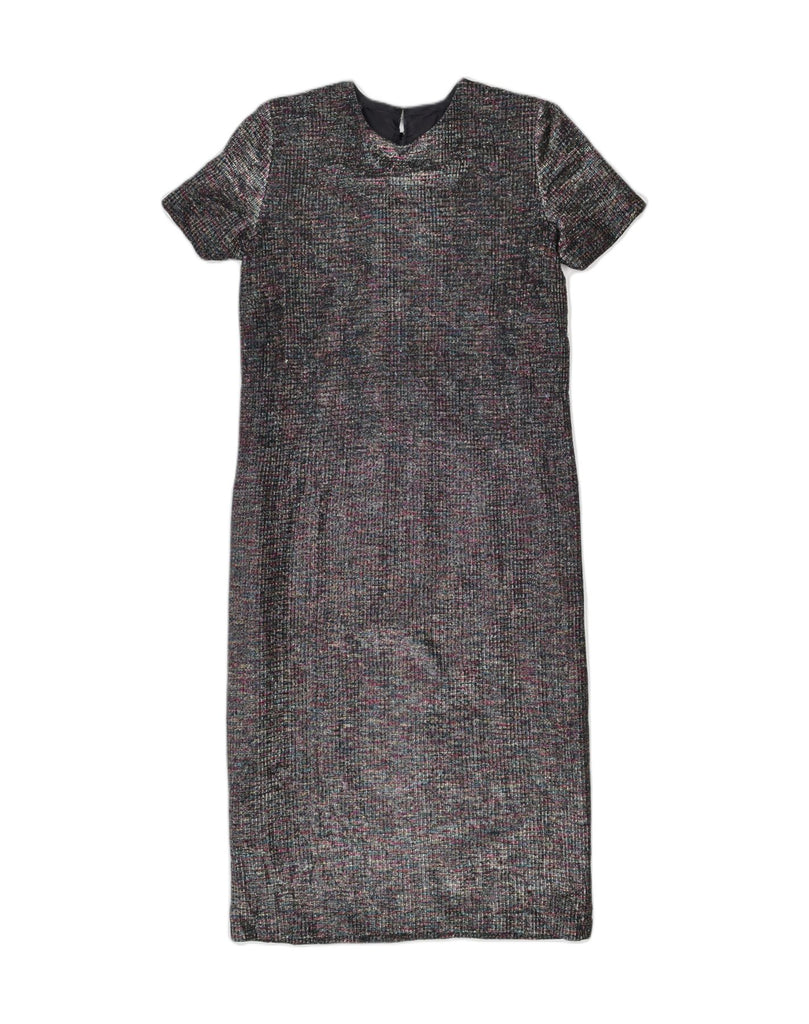 VINTAGE Womens Shift Dress UK 10 Small Grey | Vintage Vintage | Thrift | Second-Hand Vintage | Used Clothing | Messina Hembry 