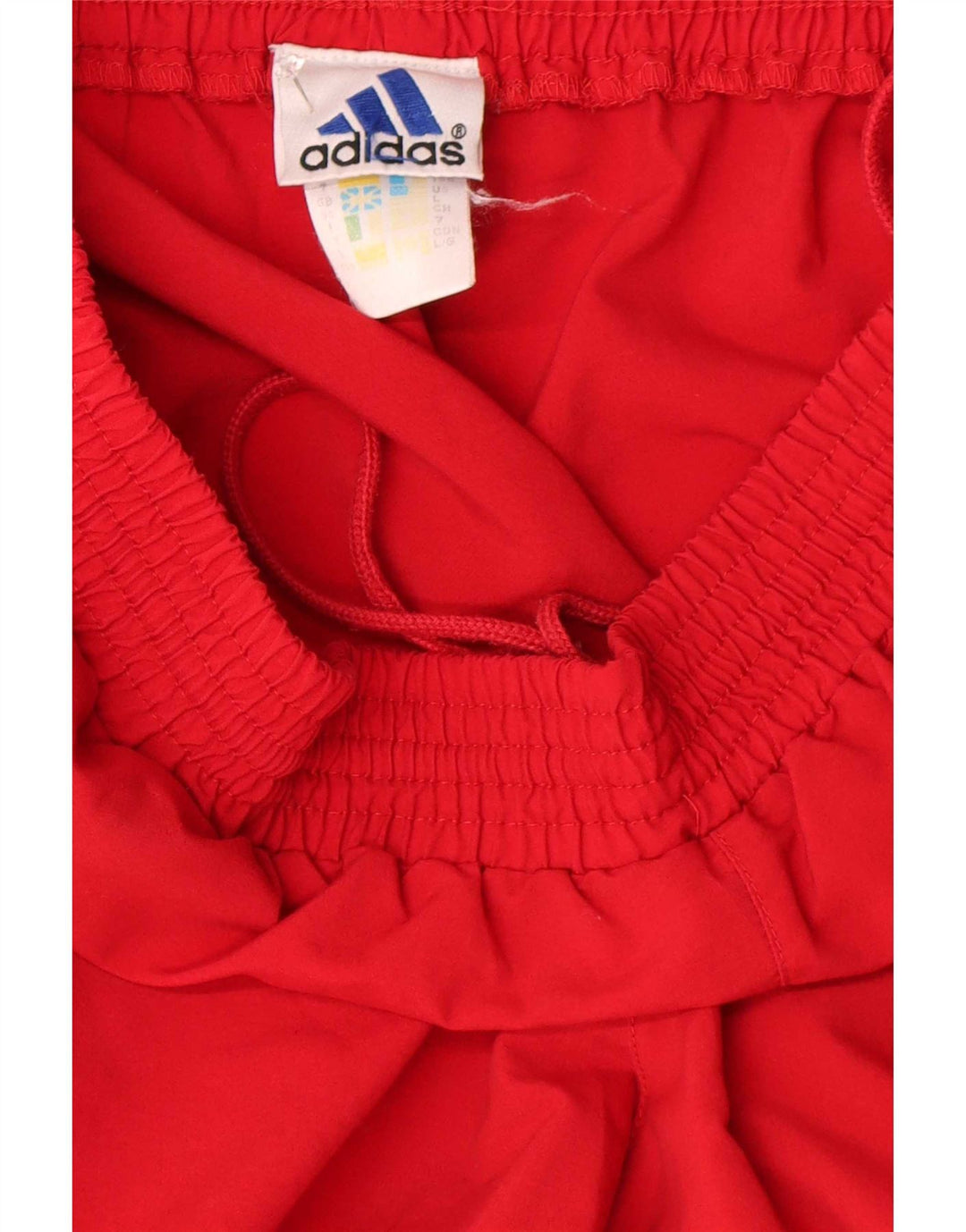 Adidas Mens Tracksuit Trousers Joggers Large Red Polyester