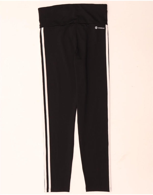 Adidas Girls Aeroready Leggings 14-15 Years  Black