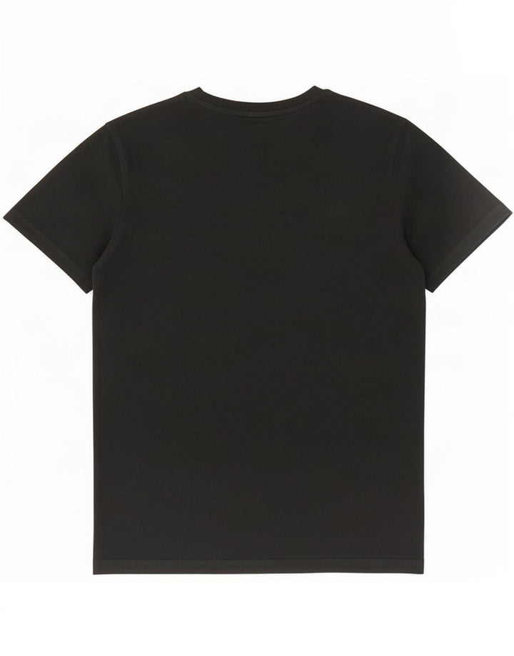Jack & Jones Mens Graphic T-Shirt Top Medium Black Cotton