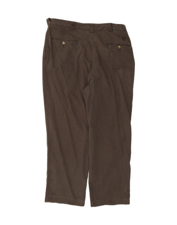 TOMMY HILFIGER Mens Straight Chino Trousers W36 L30 Grey Vintage Tommy Hilfiger and Second-Hand Tommy Hilfiger from Messina Hembry 