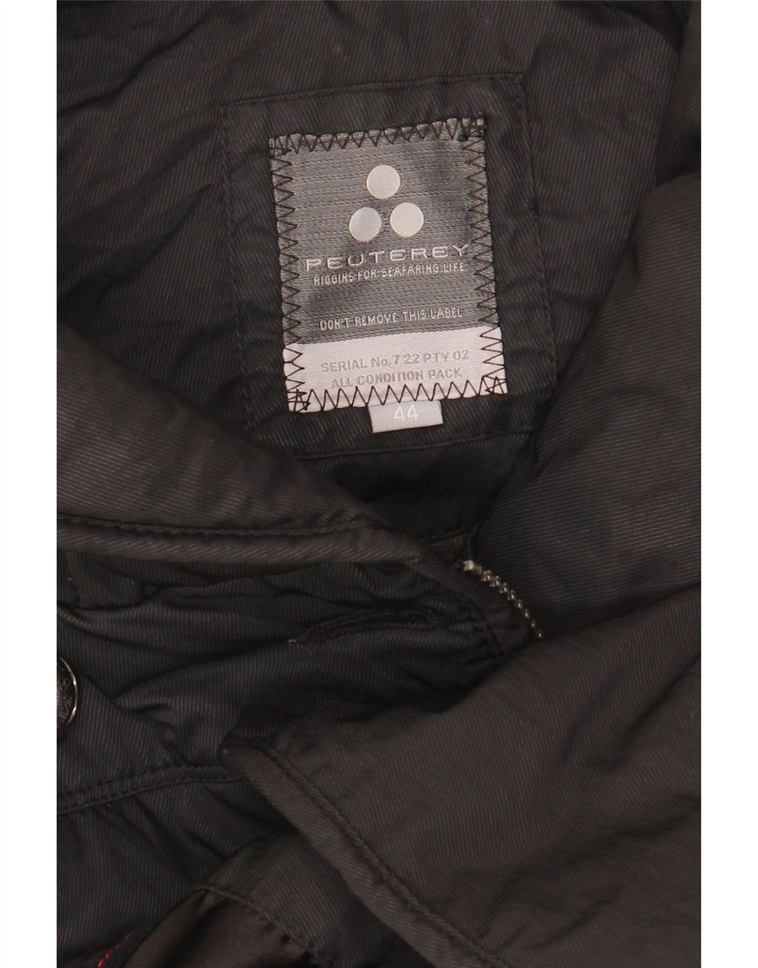 PEUTEREY Womens Padded Coat IT 44 Medium Black Polyamide Vintage PEUTEREY and Second-Hand PEUTEREY from Messina Hembry 