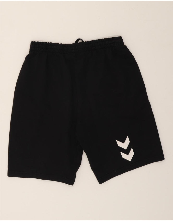 HUMMEL Mens Sport Shorts Large Black Cotton Vintage Hummel and Second-Hand Hummel from Messina Hembry 