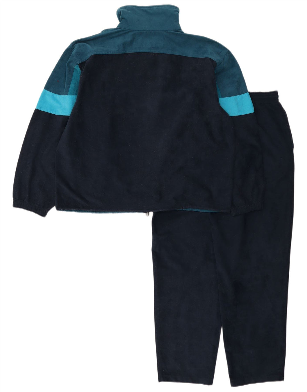 Aesse Womens Full Tracksuit IT 46 Small Navy Blue Colourblock Sports