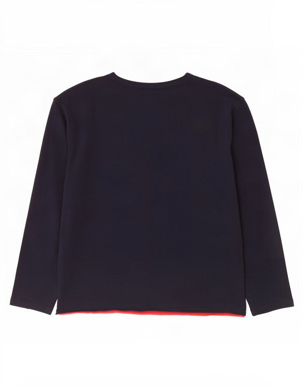 Levi's Boys Graphic Top Long Sleeve 9-10 Years Navy Blue