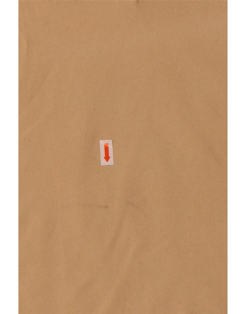 POLO RALPH LAUREN Womens Polo Shirt UK 14 Large Beige Cotton Vintage Polo Ralph Lauren and Second-Hand Polo Ralph Lauren from Messina Hembry 