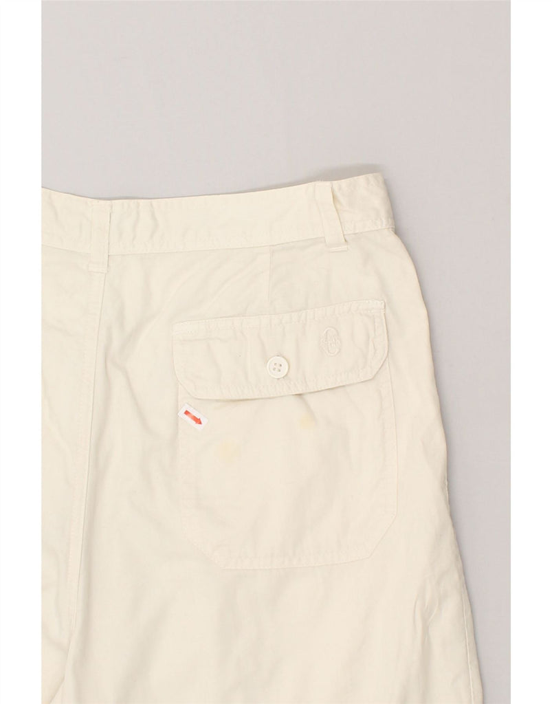 CONTE OF FLORENCE Mens Chino Shorts IT 48 Medium W32 Off White Cotton Vintage Conte of Florence and Second-Hand Conte of Florence from Messina Hembry 