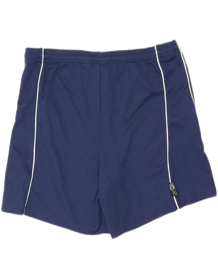 ADIDAS Boys Climalite Sport Shorts 13-14 Years  Navy Blue Polyester