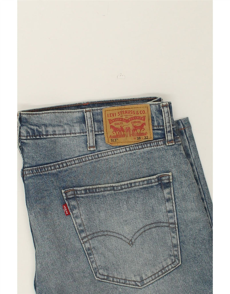 LEVI'S Mens 511 Slim Jeans W38 L29 Blue Cotton | Vintage Levi's | Thrift | Second-Hand Levi's | Used Clothing | Messina Hembry 