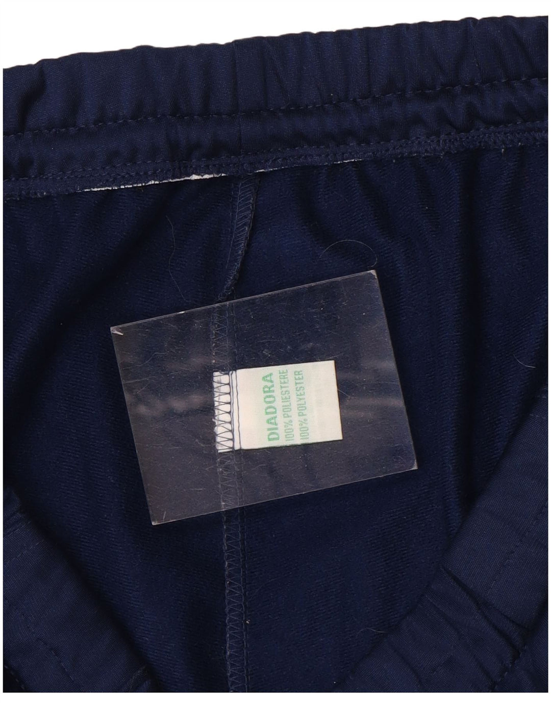 DIADORA Mens Tracksuit Trousers Large  Navy Blue Polyester