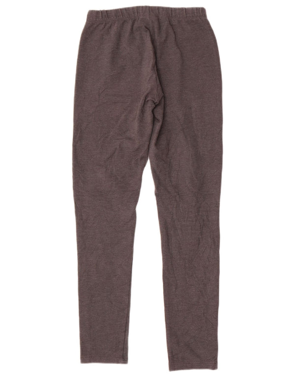 Champion Womens Heritage Fit Leggings UK 10 Small  Grey Cotton