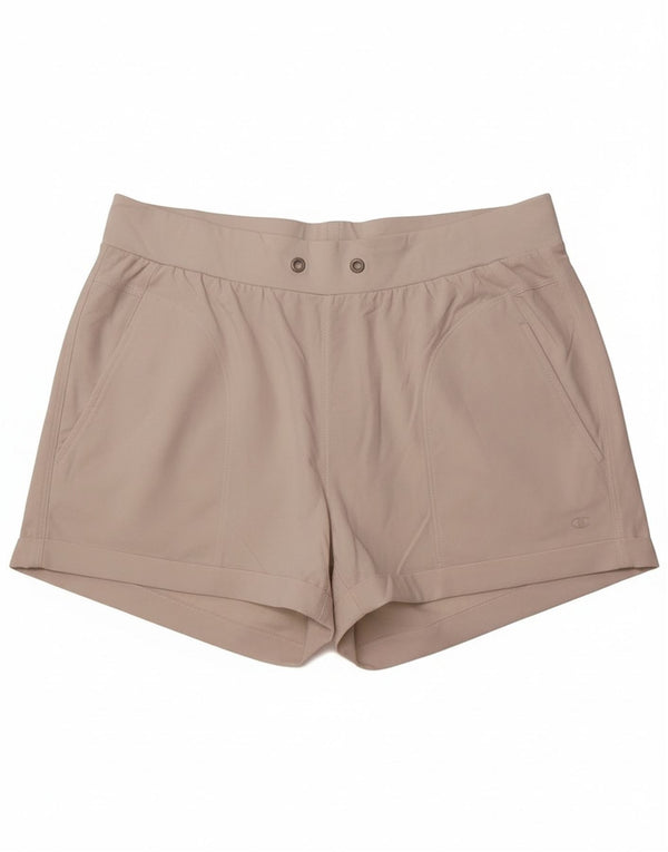 Champion Womens Heritage Fit Sport Shorts UK 12 Medium White