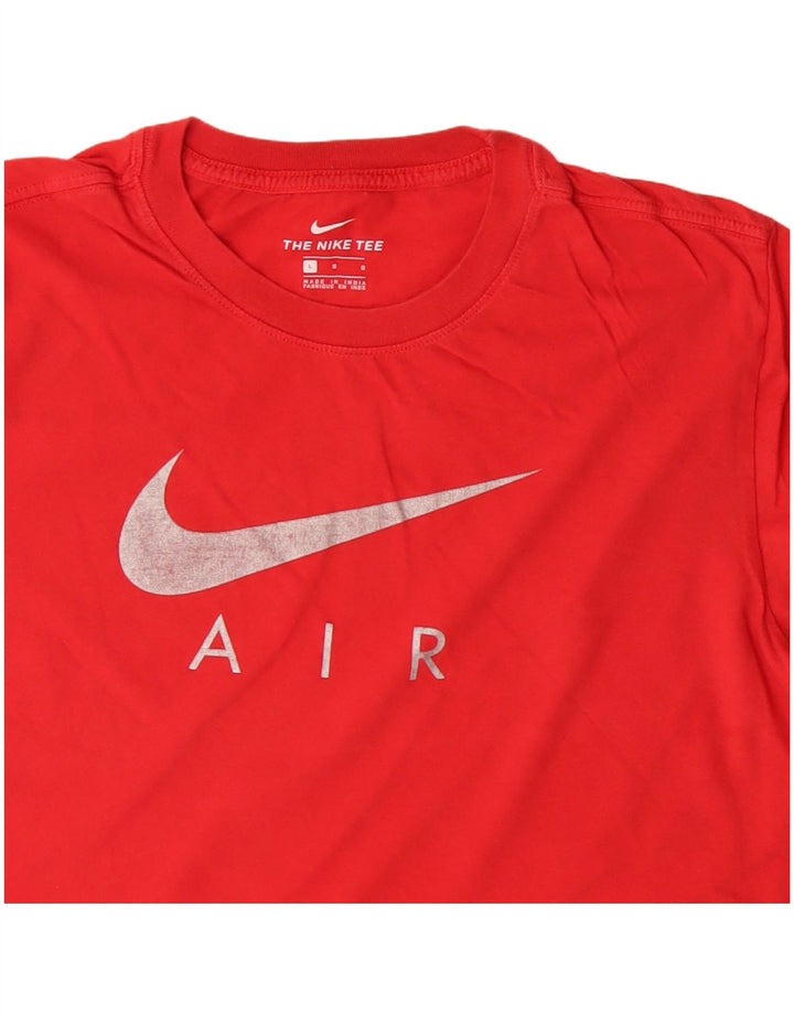 Nike Mens Graphic T-Shirt Top Large Red Cotton