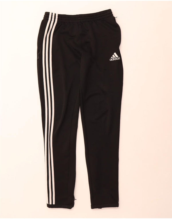 Adidas Boys Clima 365 Tracksuit Trousers 15-16 Years Black Polyester