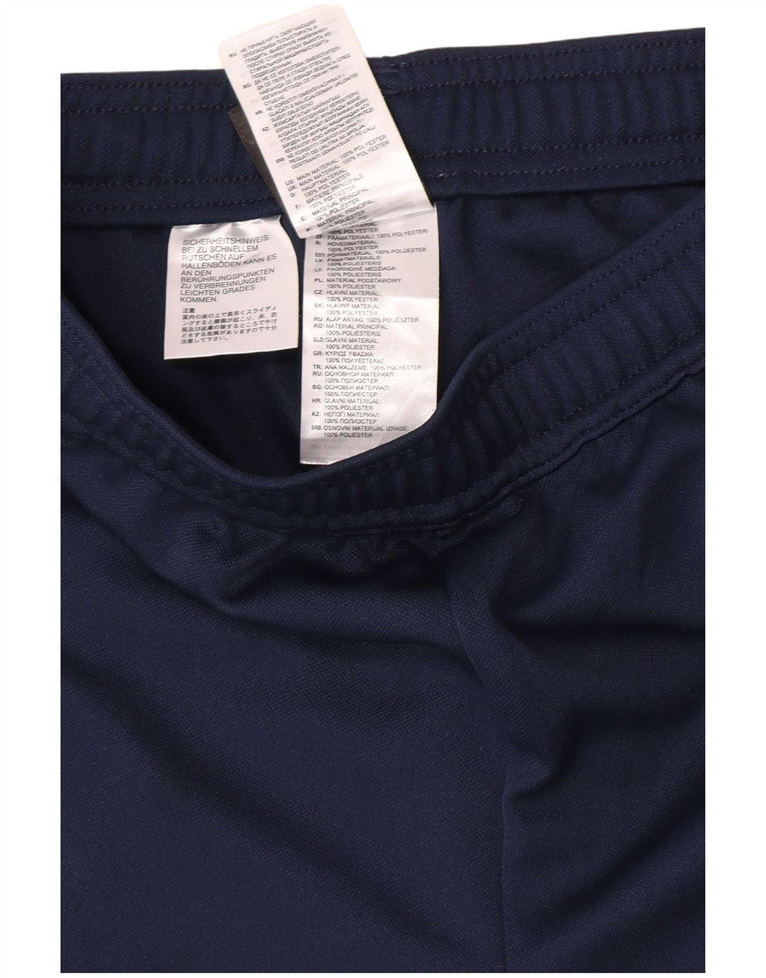Adidas Mens Climalite Tracksuit Trousers XS  Navy Blue Polyester
