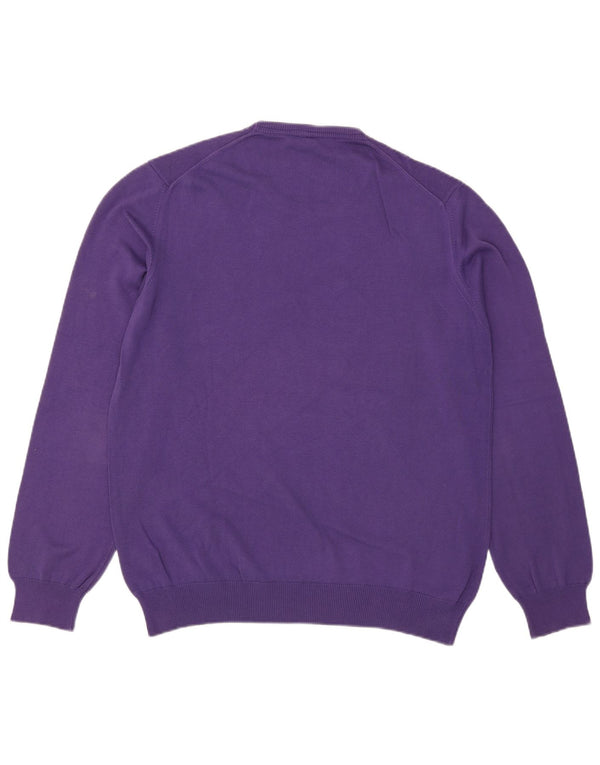 Marina Yachting Mens Crew Neck Jumper Sweater 2XL Purple Cotton
