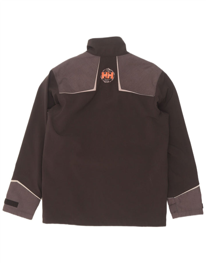 Helly Hansen Mens Windbreaker Jacket UK 36 Small Black Colourblock