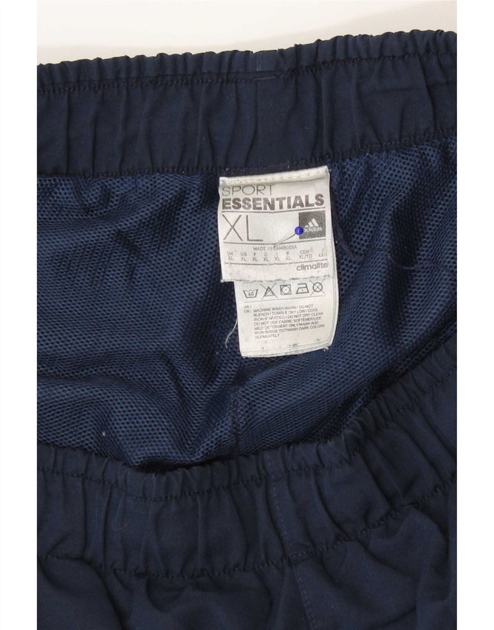 Adidas Mens Climalite Sport Shorts XL Navy Blue Polyester