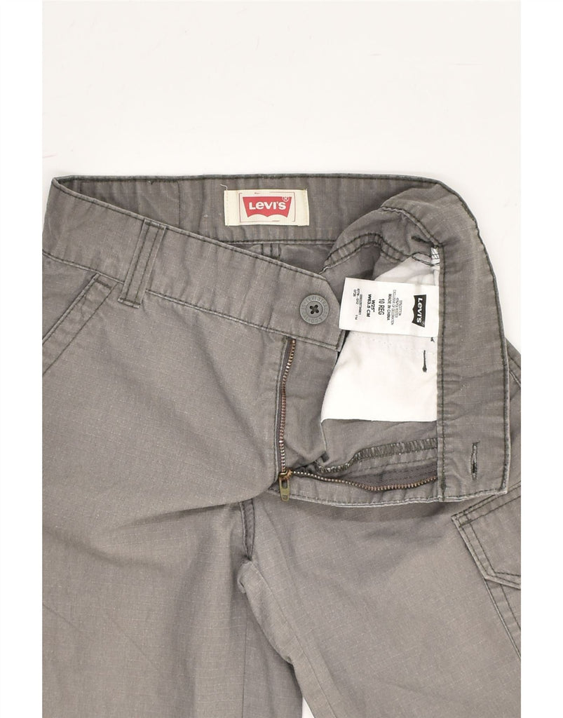 LEVI'S Boys Cargo Shorts 9-10 Years W25  Grey Cotton | Vintage Levi's | Thrift | Second-Hand Levi's | Used Clothing | Messina Hembry 