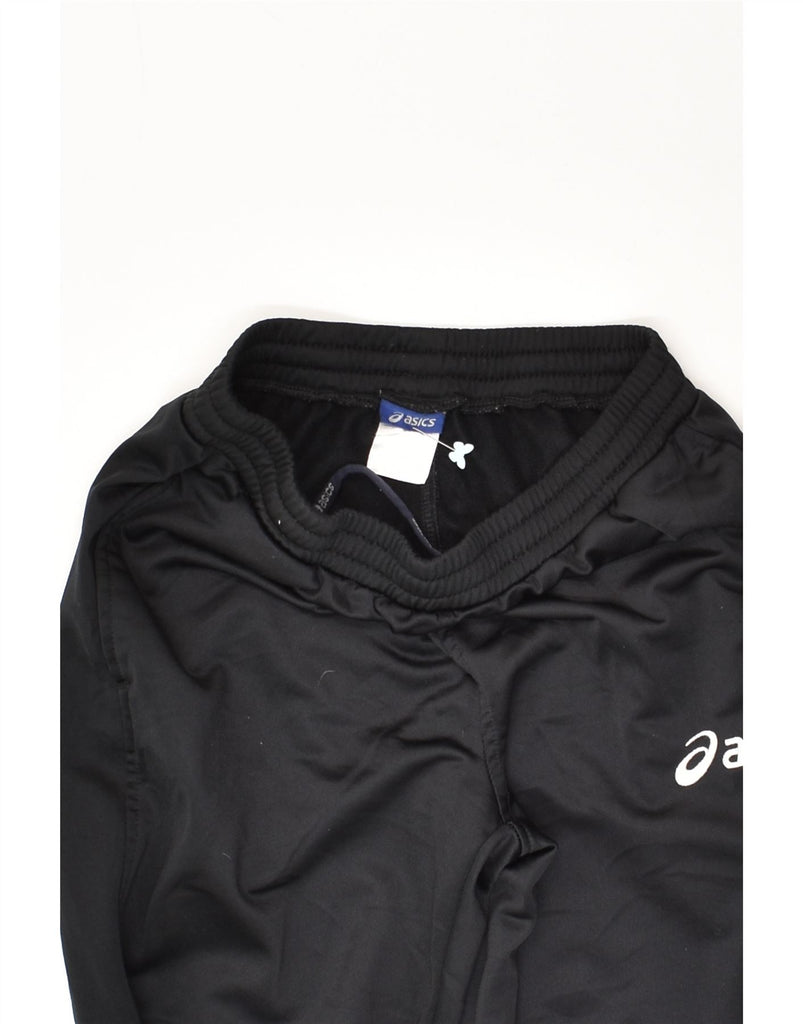 ASICS Boys Tracksuit Trousers 10-11 Years Black | Vintage Asics | Thrift | Second-Hand Asics | Used Clothing | Messina Hembry 