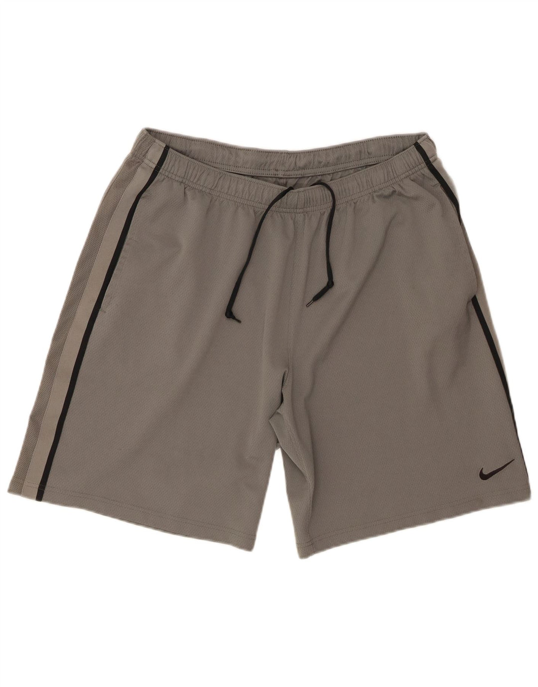 Nike Mens Sport Shorts Large Grey Striped Polyester