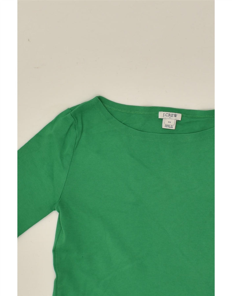 J. CREW Womens T-Shirt Top UK 6 XS Green | Vintage J. Crew | Thrift | Second-Hand J. Crew | Used Clothing | Messina Hembry 