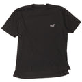 Jack Wolfskin Mens T-Shirt Top 2XL Black Polyester