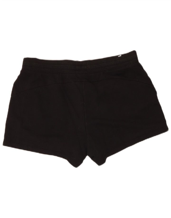Puma Womens Sport Shorts UK 16 Large  Black