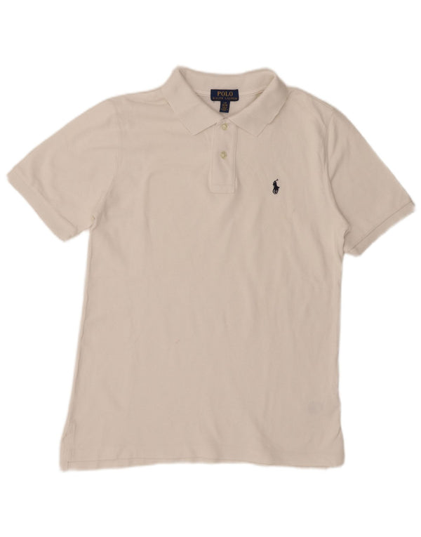 Polo Ralph Lauren Boys Polo Shirt 14-15 Years Large White Cotton