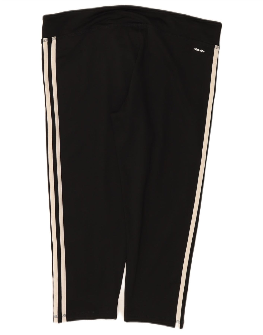 Adidas Womens Climalite Capri Leggings UK 20/22 XL Black Polyester