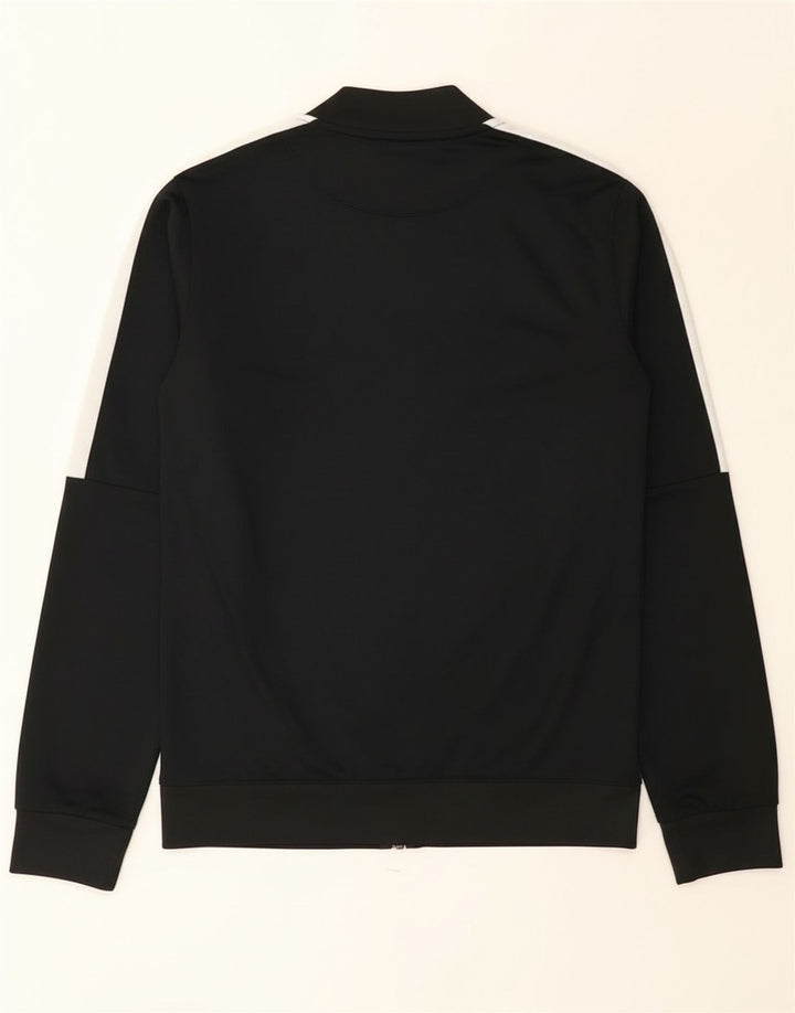 Nike Mens Dri Fit Tracksuit Top Jacket Small Black Colourblock Polyester