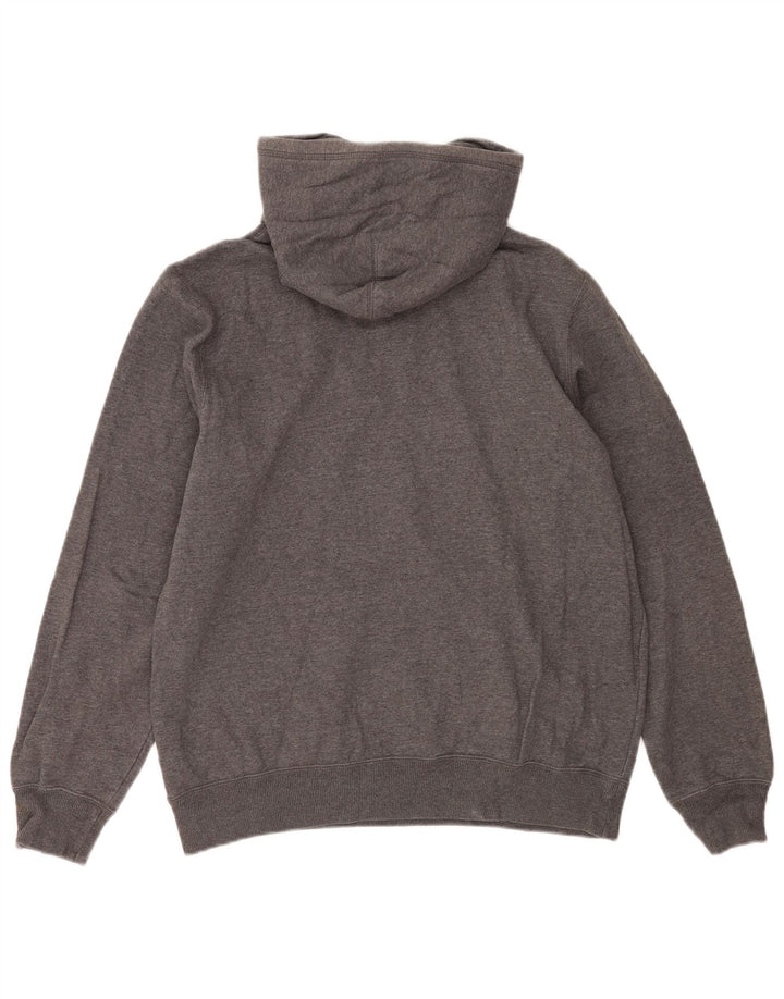 Nike Mens Hoodie Jumper Medium Grey Cotton