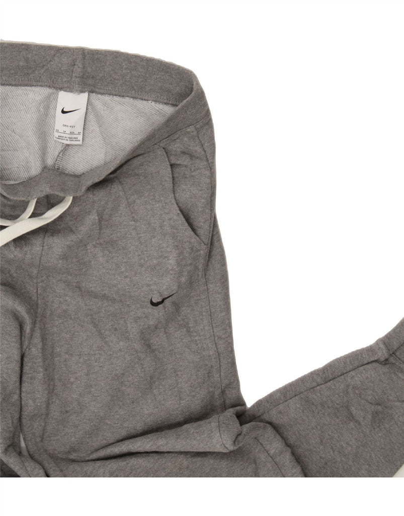 NIKE Womens Tracksuit Trousers Joggers UK 6 XS Grey Cotton Vintage Nike and Second-Hand Nike from Messina Hembry 