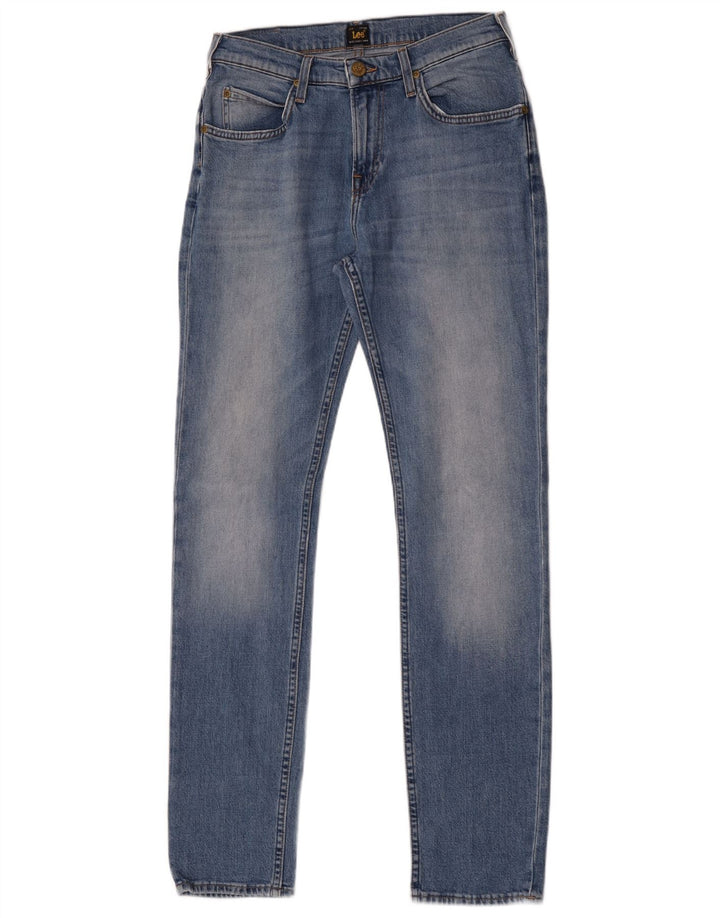 Lee Mens Rider Slim Jeans W29 L32 Blue Cotton