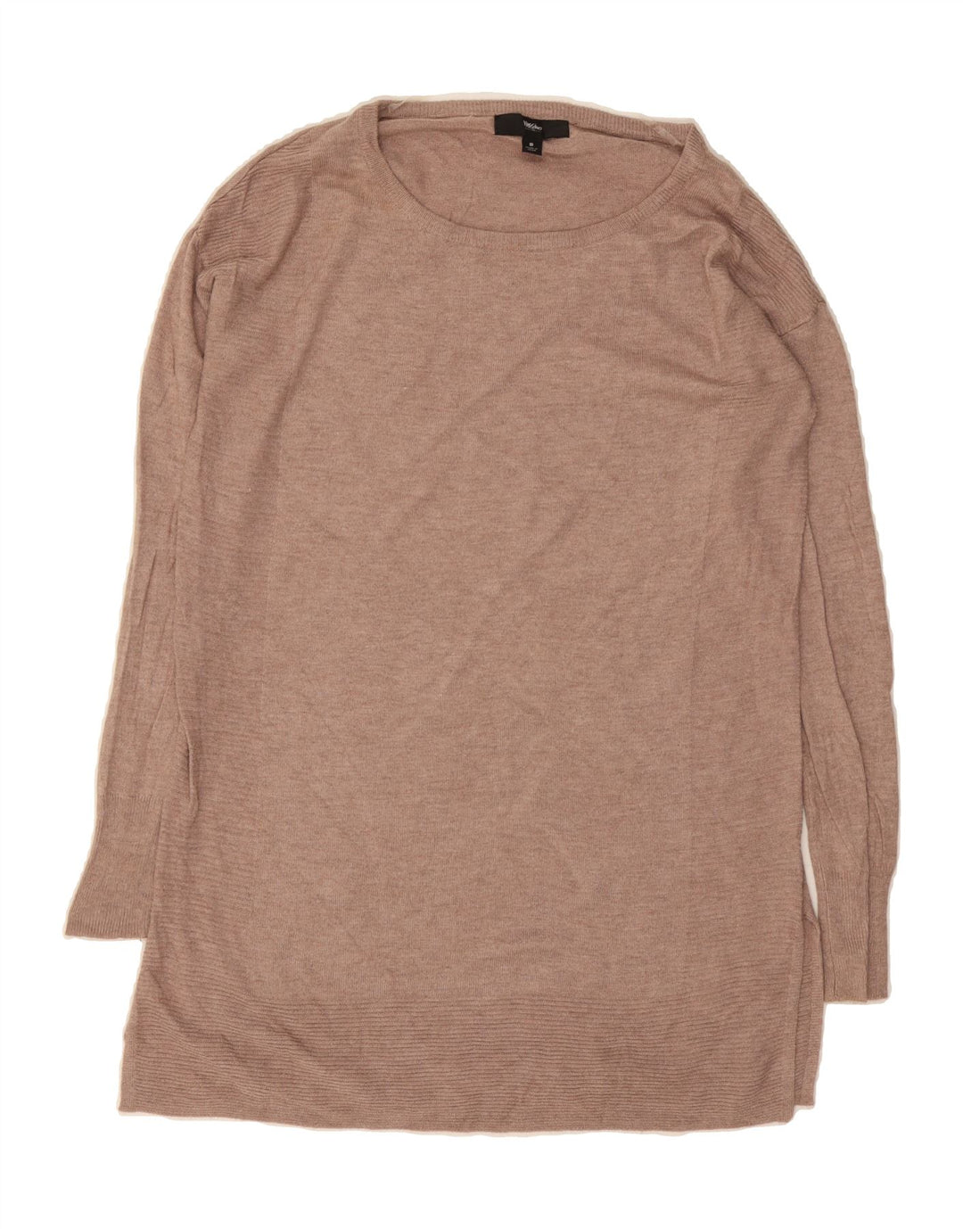 MOSSIMO Womens Oversized Boat Neck Jumper Sweater UK 10 Small Beige Vintage Mossimo and Second-Hand Mossimo from Messina Hembry 