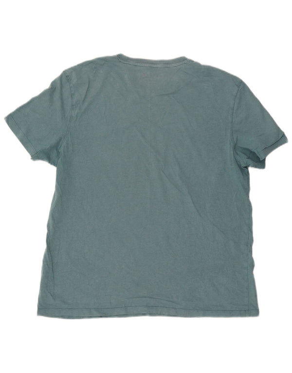 Fat Face Mens T-Shirt Top XL Blue Cotton