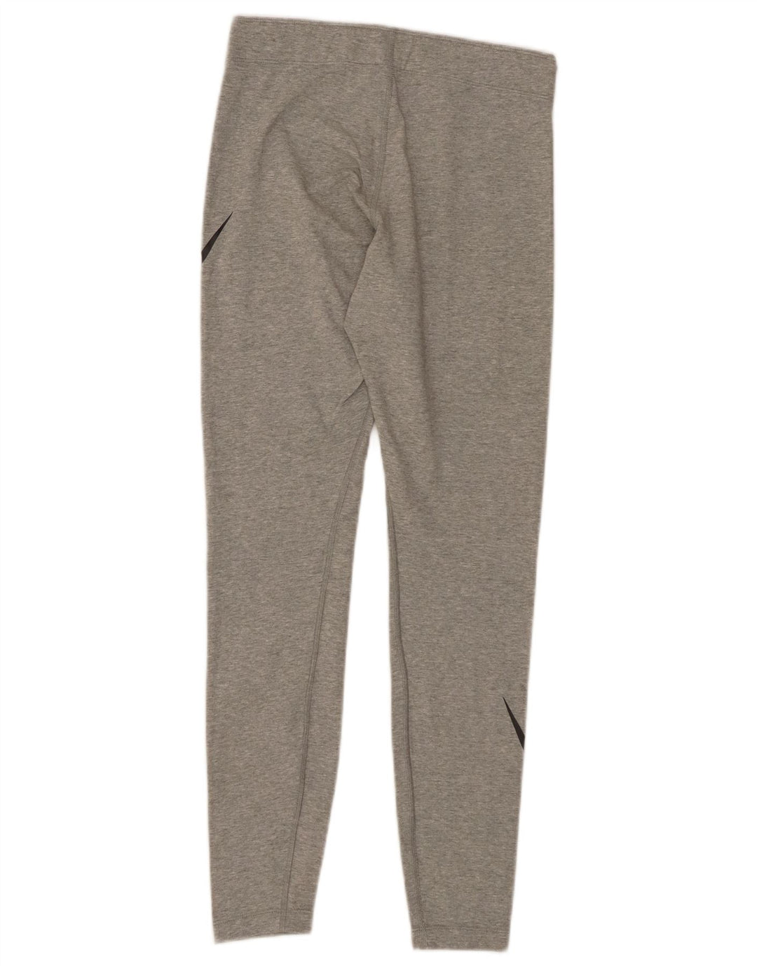 NIKE Womens Graphic Leggings UK 10 Small  Grey Flecked Cotton