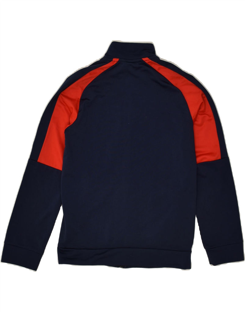 PUMA Boys Graphic Tracksuit Top Jacket 11-12 Years Navy Blue Colourblock | Vintage Puma | Thrift | Second-Hand Puma | Used Clothing | Messina Hembry 