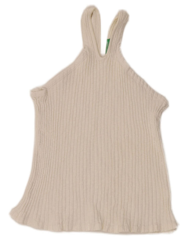 Benetton Womens Cami Top UK 6 XS White
