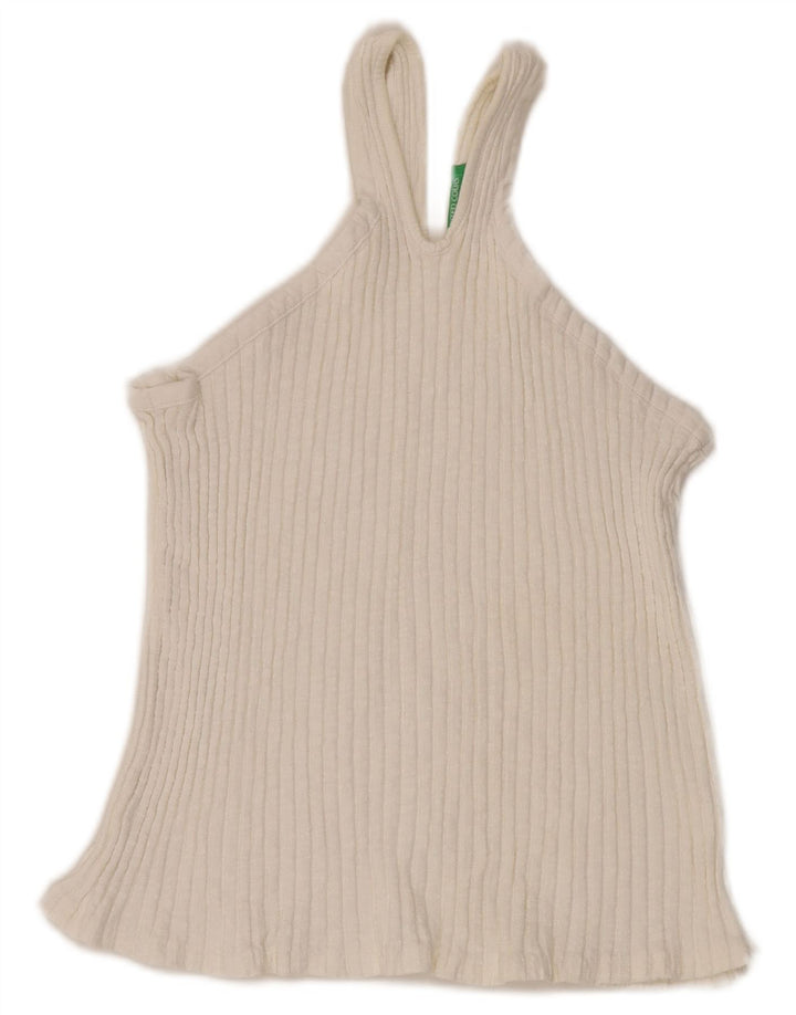 Benetton Womens Cami Top UK 6 XS White