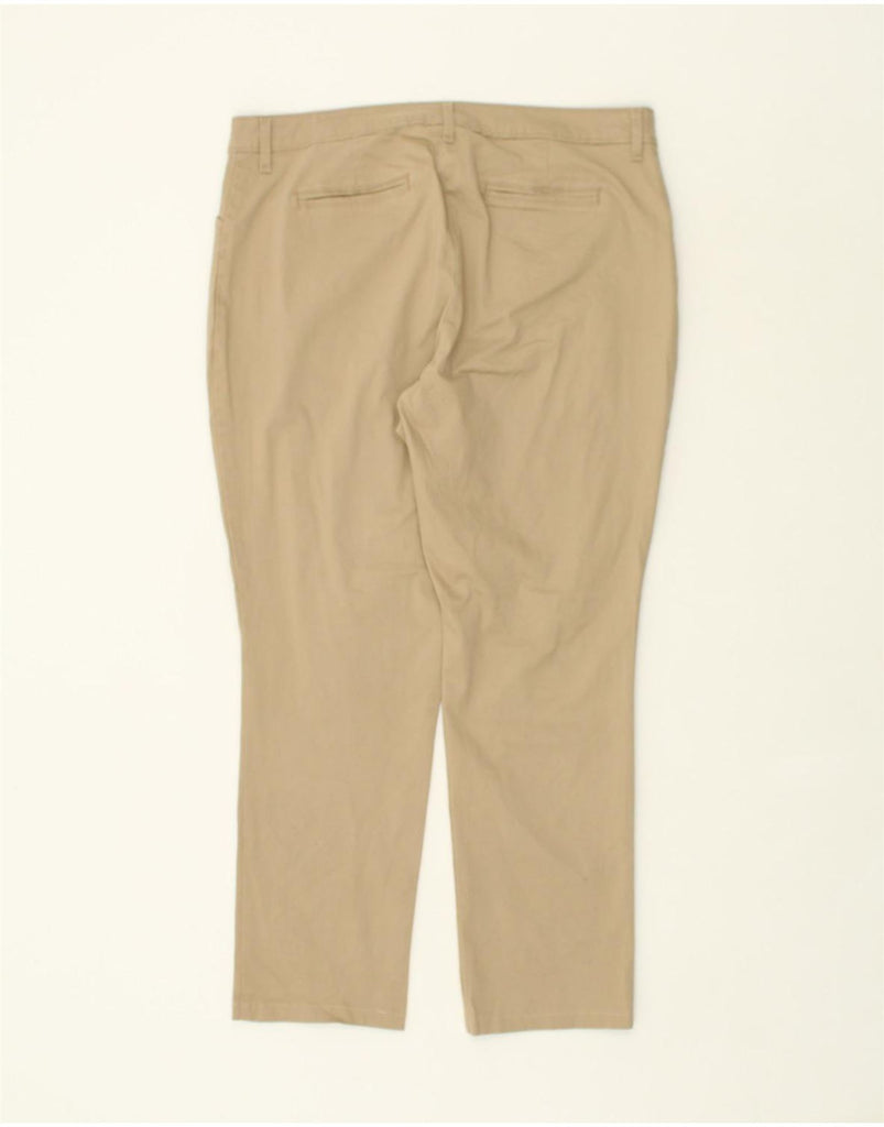 LEE Womens Mid Rise Straight Casual Trousers US 14 XL W36 L26  Beige | Vintage Lee | Thrift | Second-Hand Lee | Used Clothing | Messina Hembry 