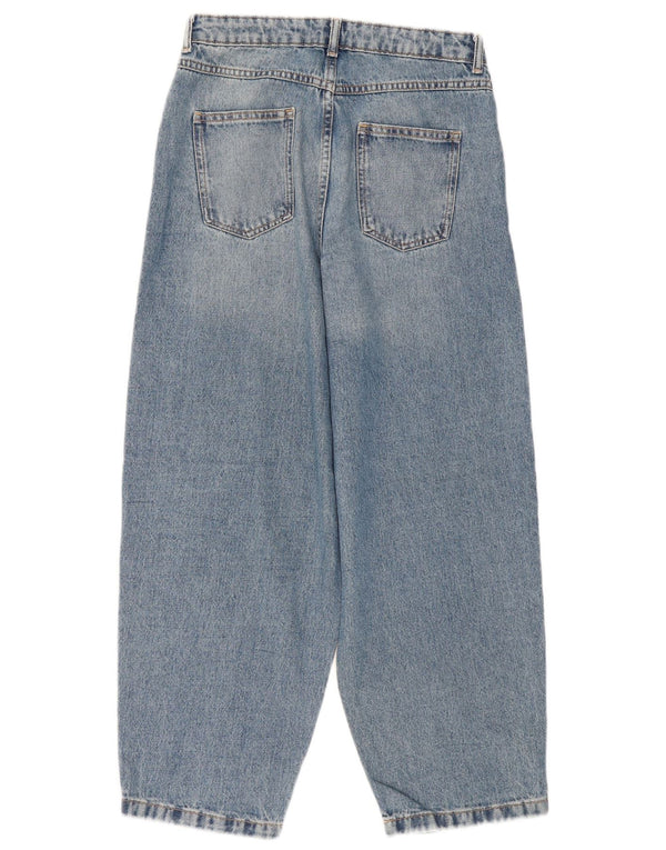 Marks & Spencer Girls Loose Jeans 12-13 Years W30 L27 Blue Cotton