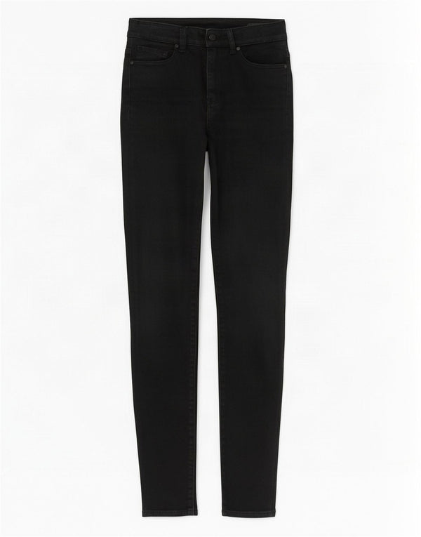 Lee Womens Skinny Jeans W26 L30 Black Cotton